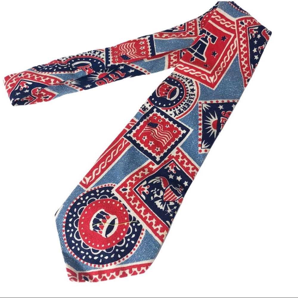 Vintage America Liberty Bell Necktie